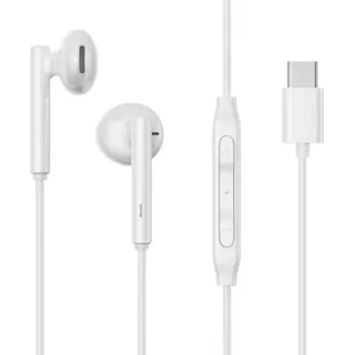 Produktfoto för SiGN USB-C Series Half In-Ear Wired Hörlurar - Vit