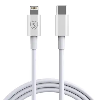 Produktfoto för SiGN USB-C till Lightning Kabel 20W, 0.25m - Vit