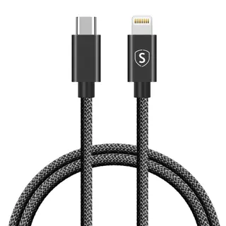 Produktfoto för SiGN USB-C till Lightning Kabel 20W, 1m - Svart