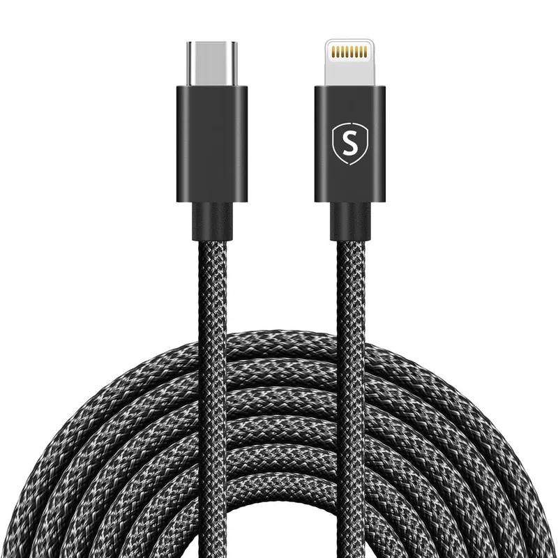 Alternativ bild 0 för SiGN USB-C till Lightning Kabel 20W, 3m - Svart