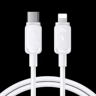 Produktfoto för SiGN USB-C till Lightning Kabel 20W, 3m - Vit