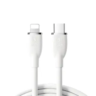 Produktfoto för SiGN USB-C till Lightning Kabel 30W, 2m - Vit