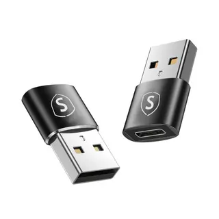Produktfoto för SiGN USB-C till USB-A Adapter, 2-pack