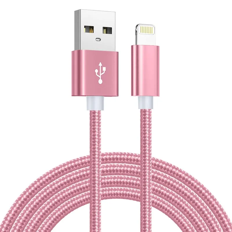 Alternativ bild 0 för SiGN USB Kabel med Lightning Kontakt för iPhone & iPad, 2.1A, 2m - Rosa