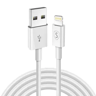 Produktfoto för SiGN USB till Lightning Kabel 2.4A, 2m - Vit
