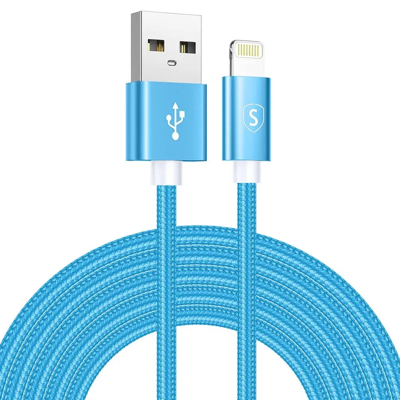 Alternativ bild 0 för SiGN USB till Lightning Kabel 2.4A, 3m, Nylon - Blå