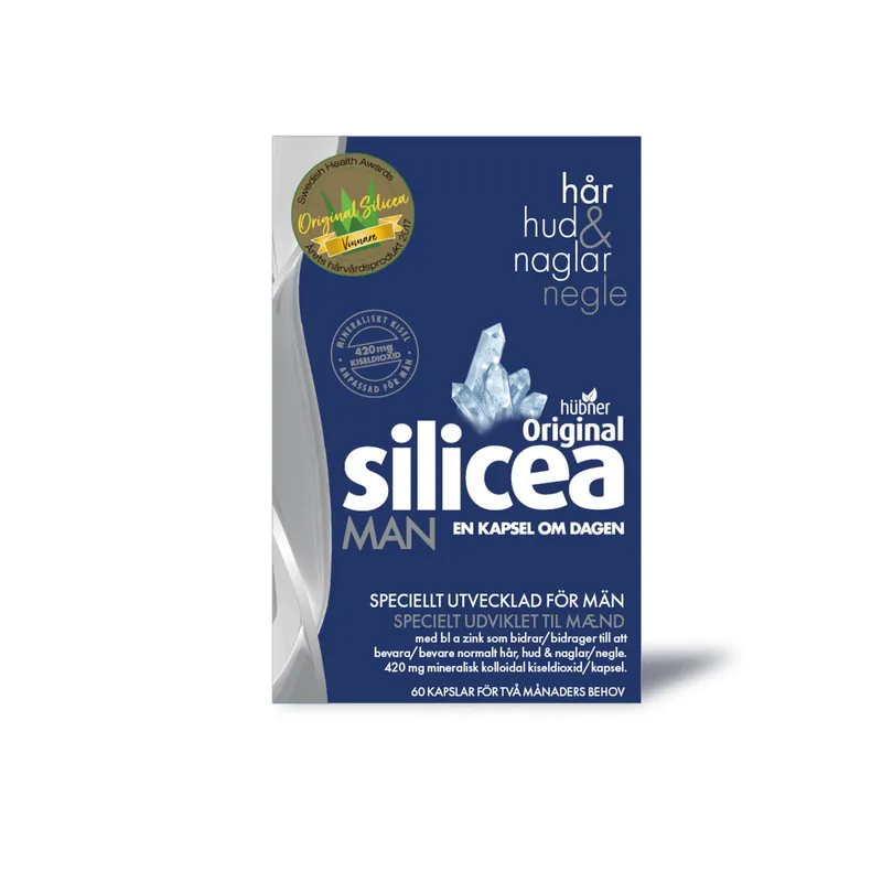 Bild 2 för Silicea Man Hår, Hud & Naglar 60 kap