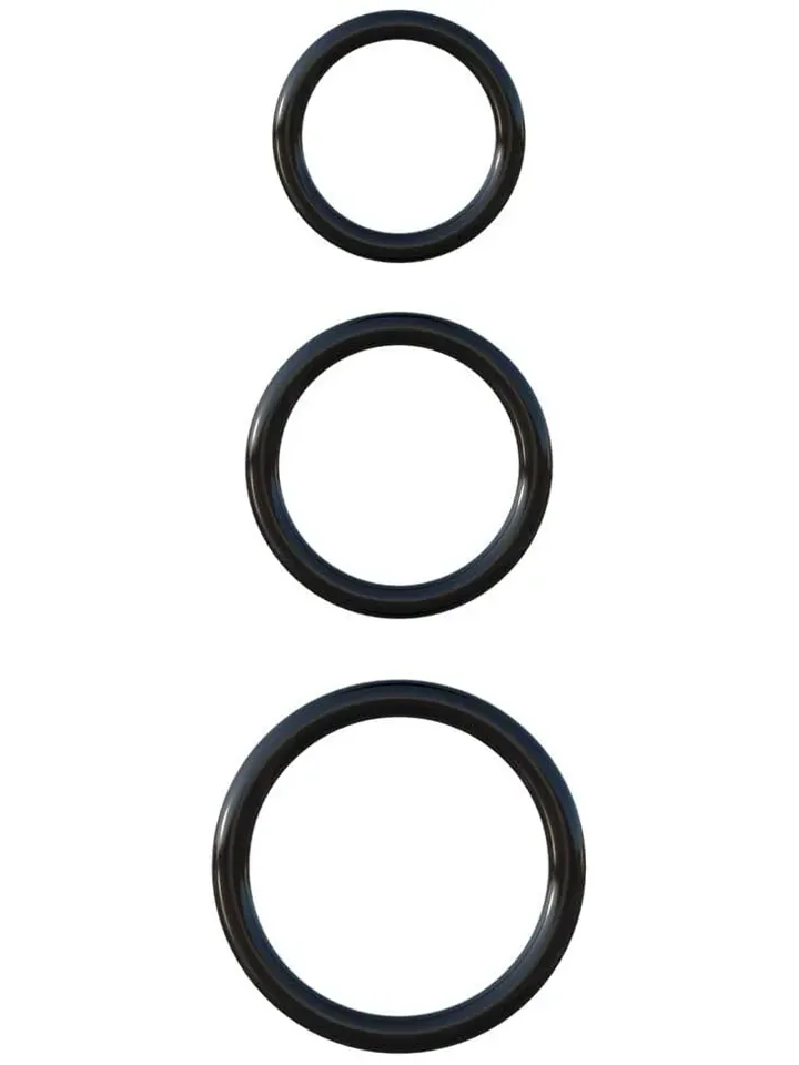 Bild 1 för Silicone 3-Ring Stamina Set