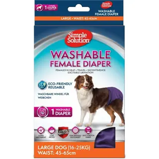 Produktfoto för Simple Solution Washable Diaper Blöja till Hund (L)