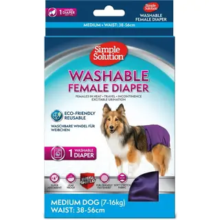 Produktfoto för Simple Solution Washable Diaper Blöja till Hund (M)