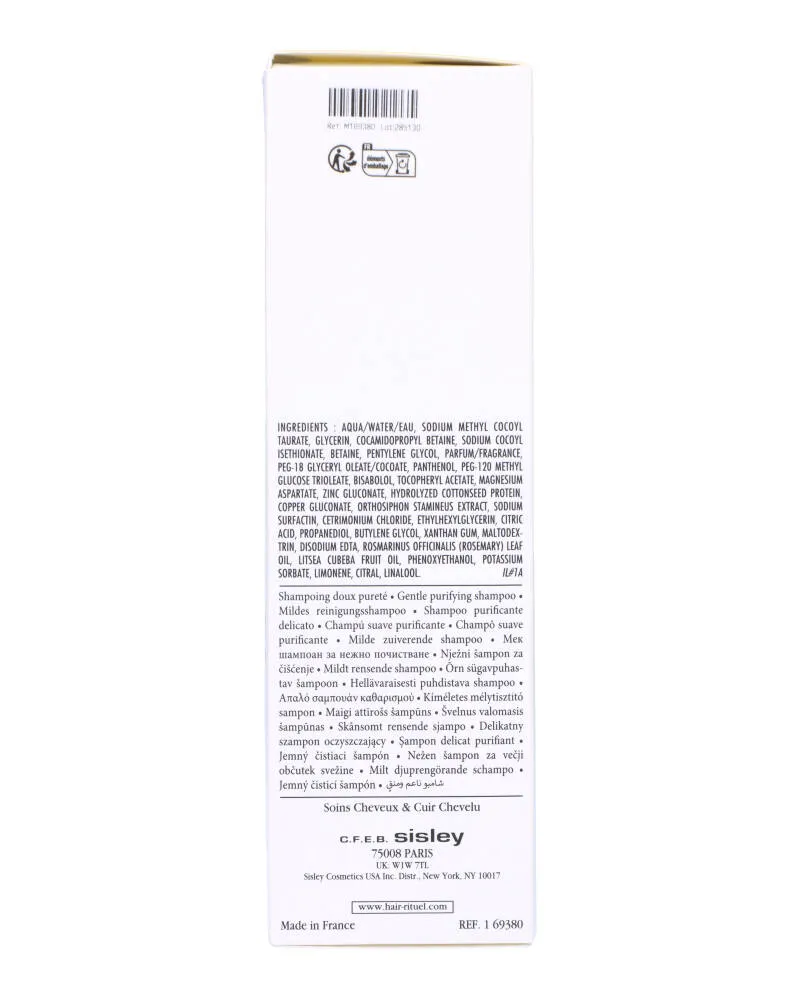 Bild 2 för Sisley - Gentle Purifying Shampoo 200 ml på Skincity.com
