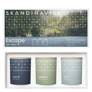Produktfoto för Skandinavisk ESCAPE Home Collection Candle Giftset