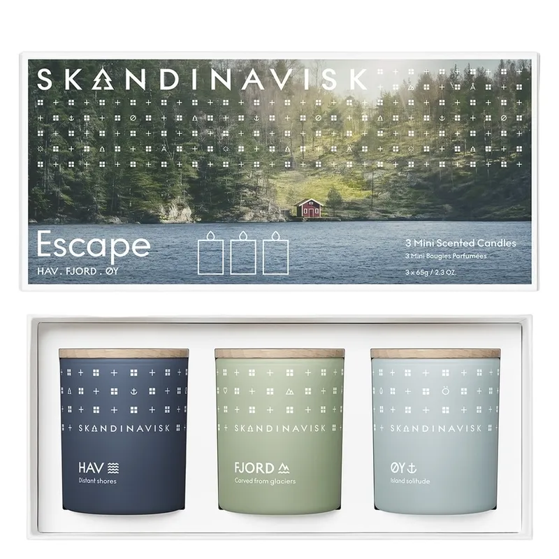 Bild 1 för Skandinavisk ESCAPE Home Collection Candle Giftset