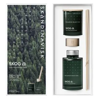 Produktfoto för Skandinavisk SKOG Scented Candle & Diffuser Set