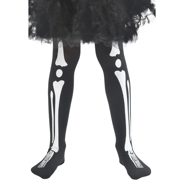 Alternativ bild 0 för Skelett Tights Barn