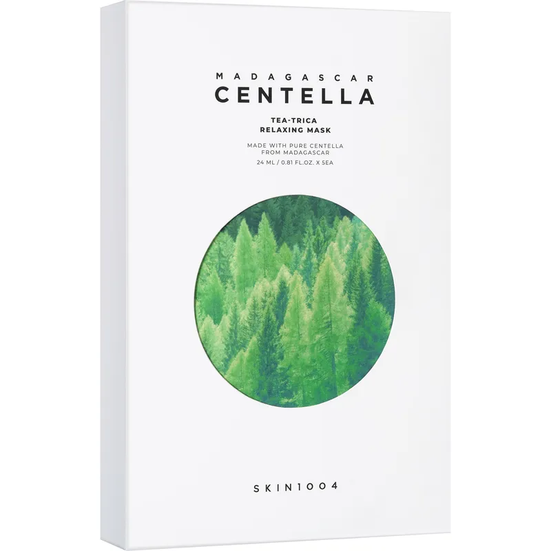 Bild 1 för SKIN1004 Madagascar Centella Tea-Trica Relaxing Mask 5 st