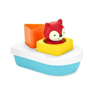 Produktfoto för Skip Hop Zoo Badleksak Sort & Stack Båt