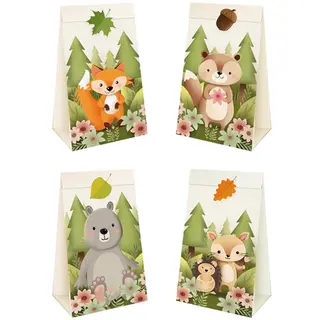 Produktfoto för Skogens Vänner - Godispåsar 4-Pack