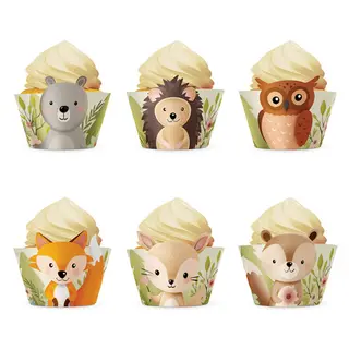Produktfoto för Skogens Vänner - Muffinsformar 6-pack
