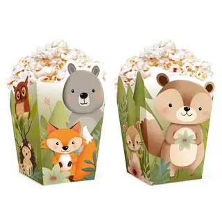 Produktfoto för Skogens Vänner - Popcornbägare 6-pack