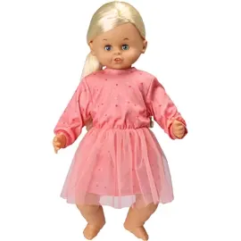Produktfoto för Skrållan dukke blond hår 45cm