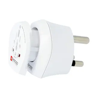 Produktfoto för Skross 1.500201-E, Typ C (Europlug), 100-250 V, 16 A, Vit, 4000 W, 56 mm