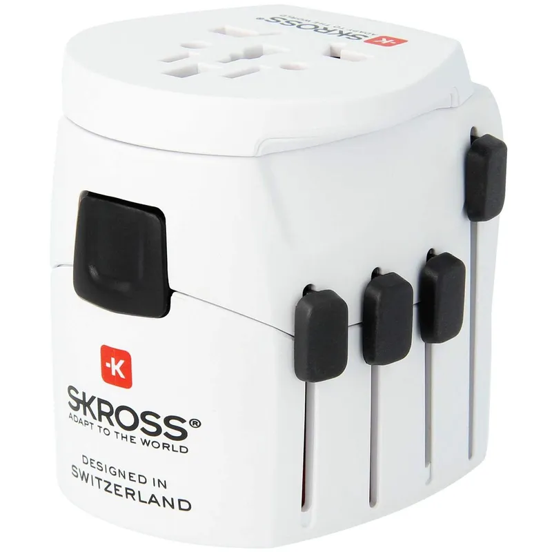 Bild 1 för Skross 61260, Universal, Universal, 100 - 250 V, Vit, 65 mm, 72 mm