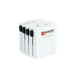 Produktfoto för Skross MUV Micro, Universal, Universal, 100 - 250 V, 50 - 60 hz, 2,5 A, Vit