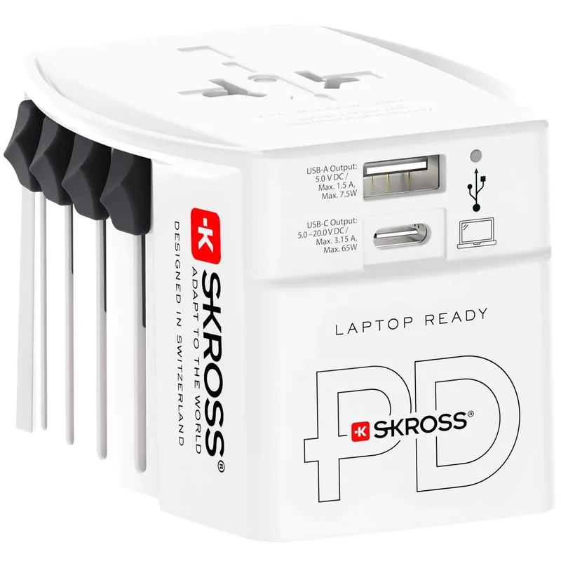Bild 1 för SKross MUV USB AC65PD World Adapter