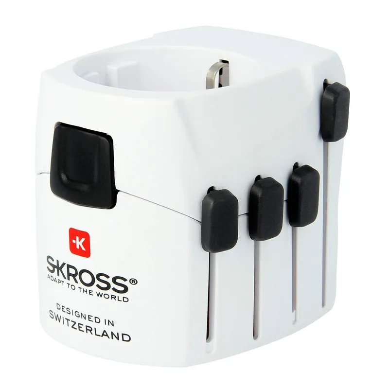 Bild 1 för Skross PRO, Universal, Universal, Typ C (Europlug), Typ E (FR), Typ F, Typ B, Typ G (UK), Typ I (AU), Typ J (CH), Typ L (IT), Typ N (BR), 100 – 250, 7 A