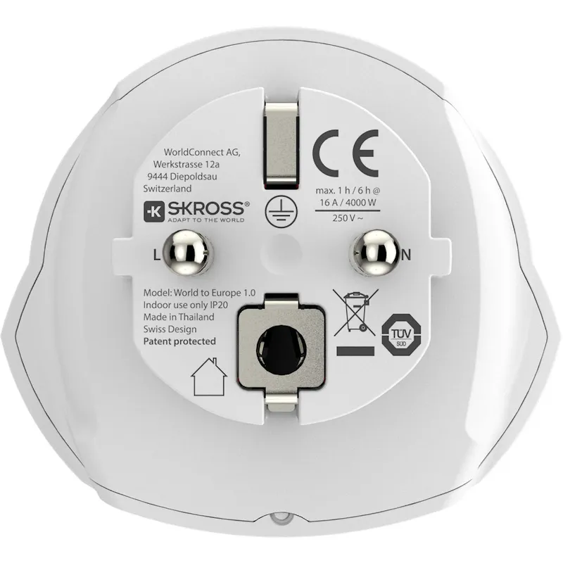 Bild 2 för SKross World to Europe Travel Adapter