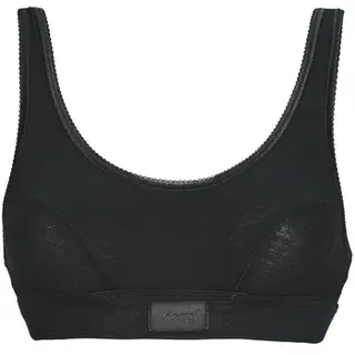Produktfoto för Sloggi BH Double Comfort Top Svart bomull 36 Dam