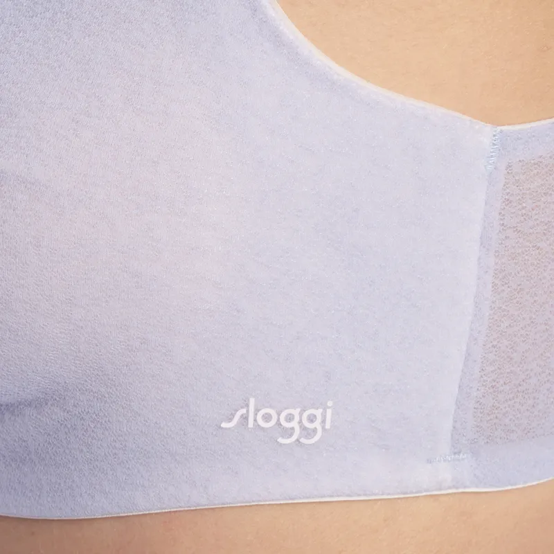 Bild 3 för Sloggi BH Oxygene Infinite Soft Bra Ljusblå X-Small Dam