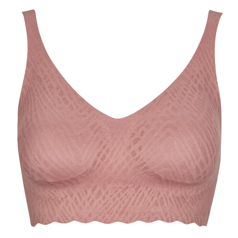 Bild 2 för Sloggi BH ZERO Feel Bliss Bralette Brun Small Dam