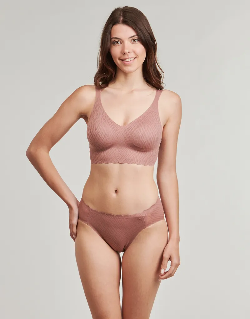 Bild 3 för Sloggi BH ZERO Feel Bliss Bralette Brun Small Dam