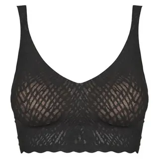 Produktfoto för Sloggi BH ZERO Feel Bliss Bralette Svart Small Dam