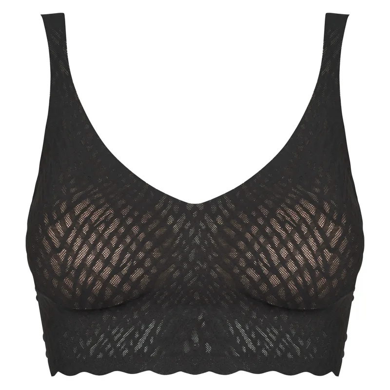 Bild 2 för Sloggi BH ZERO Feel Bliss Bralette Svart Small Dam