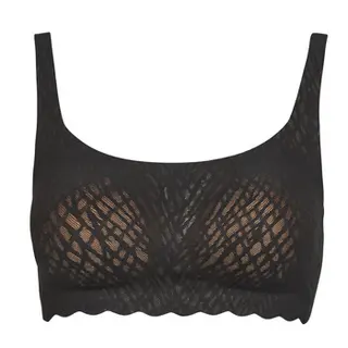 Produktfoto för Sloggi BH ZERO Feel Bliss Top Svart Small Dam