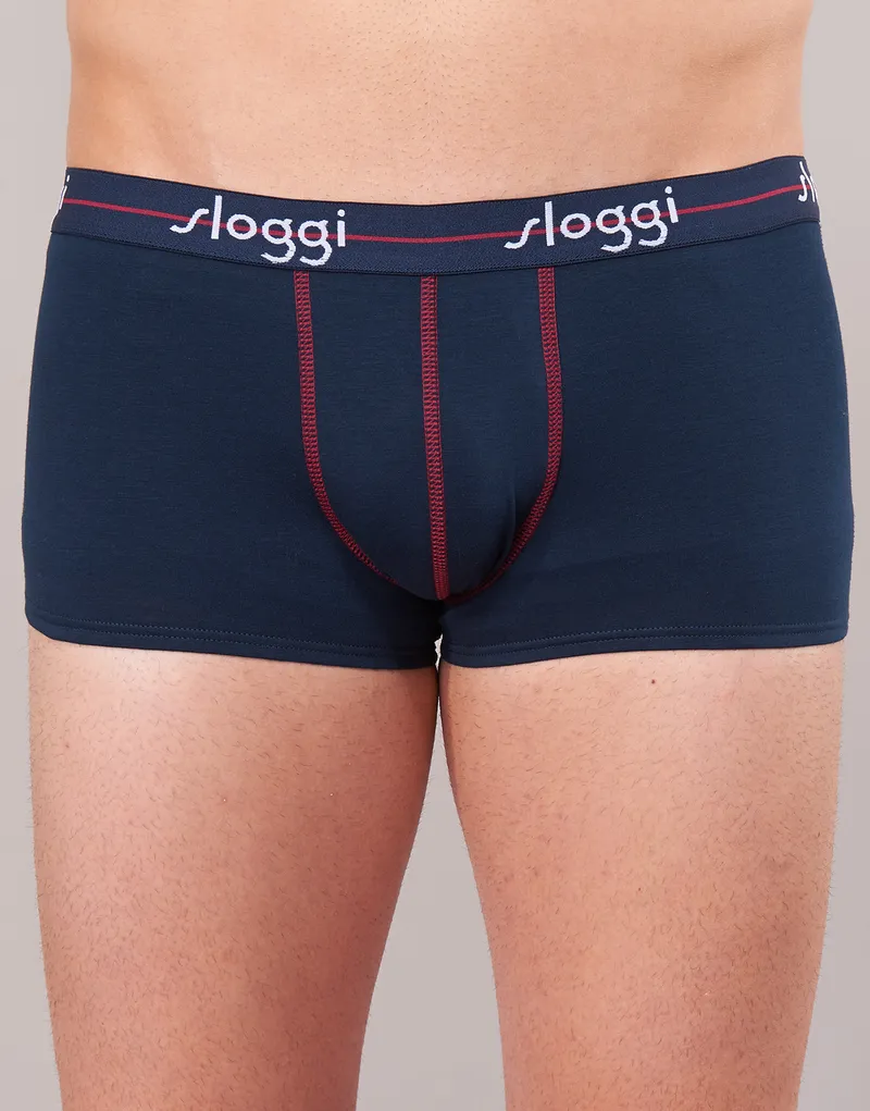 Bild 5 för Sloggi Kalsonger 2P For Men Start Hip Blå/Röd bomull Medium Herr