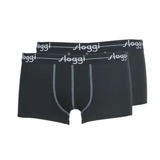 Produktfoto för Sloggi Kalsonger 2P For Men Start Hip Svart bomull Medium Herr
