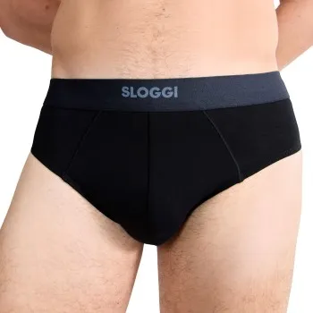 Alternativ bild 0 för Sloggi Kalsonger 2P Men Ever Ease Brief Svart bomull Large Herr