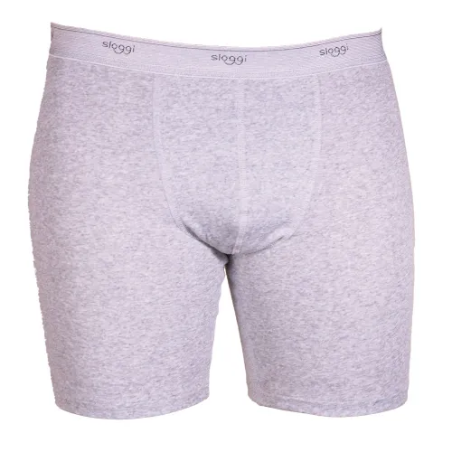 Bild 1 för Sloggi Kalsonger For Men Basic Long Grå bomull X-Large Herr