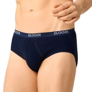 Alternativ bild 0 för Sloggi Kalsonger For Men Basic Midi Marin bomull Small Herr