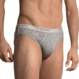 Produktfoto för Sloggi Kalsonger For Men Basic Mini Grå bomull Large Herr
