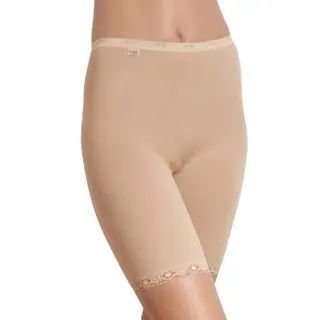 Produktfoto för Sloggi Trosor 2P Dam Basic Long Beige bomull 44 Dam