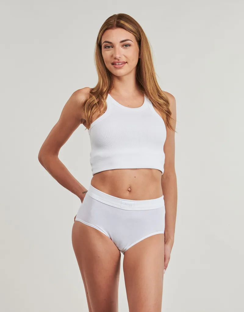 Bild 3 för Sloggi Trosor 2P Double Comfort Maxi Multi Vit bomull 38 Dam