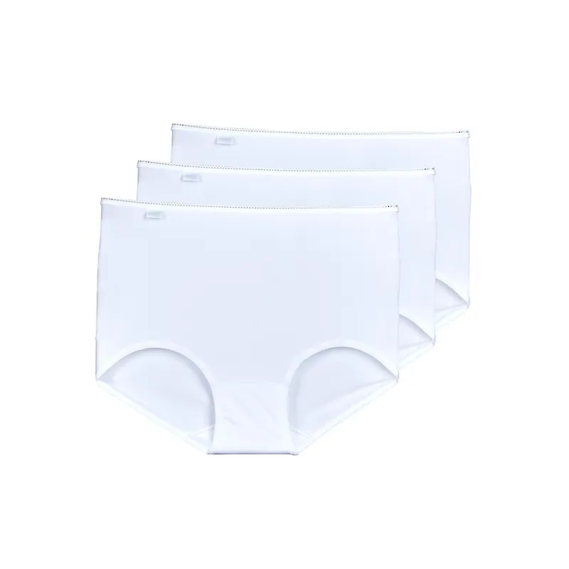 Bild 2 för Sloggi Trosor 3P 24 7 Microfibre Maxi Briefs Vit polyamid 38 Dam