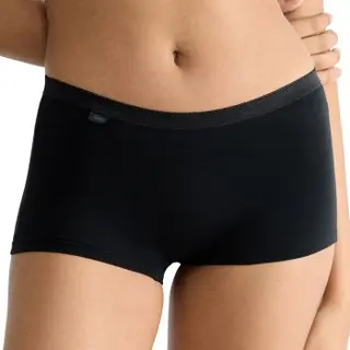 Produktfoto för Sloggi Trosor Basic Short Svart bomull 40 Dam