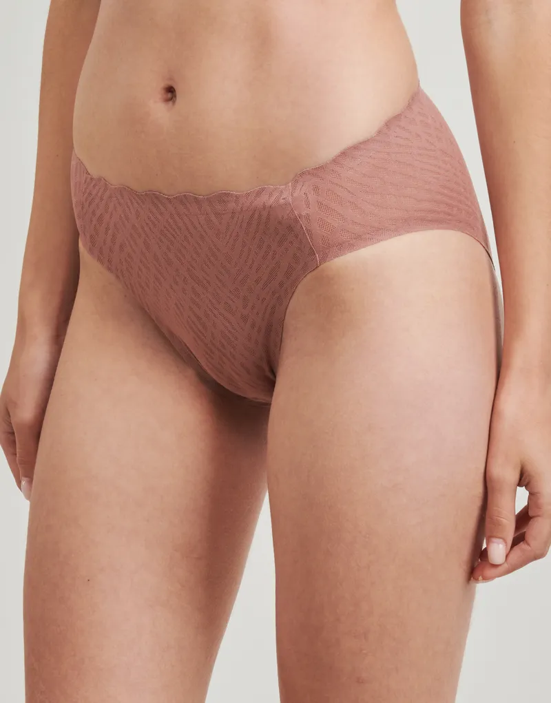 Bild 4 för Sloggi Trosor ZERO Feel Bliss High Leg Brief Brun Small Dam