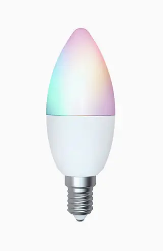 Produktfoto för Smart RGB LED-lampa E14 4,5W 2700K-6500K